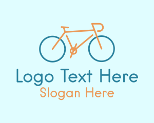 Bike Trail - Cyclist Bike Transport logo design