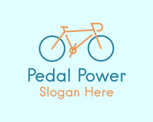 Cyclist Bike Transport logo design