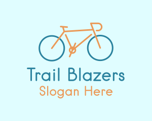 Cyclist Bike Transport logo design