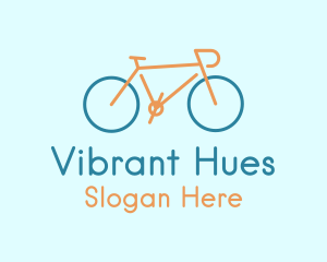 Cyclist Bike Transport logo design