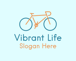 Cyclist Bike Transport logo design