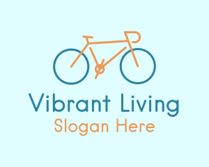 Cyclist Bike Transport logo design