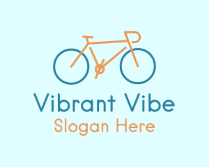 Cyclist Bike Transport logo design