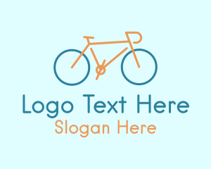 Road Bike - Cyclist Bike Transport logo design