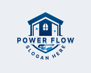 Power Washing Housekeeping logo design