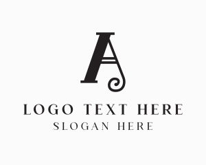 Elegant Monochrome Letter A Logo