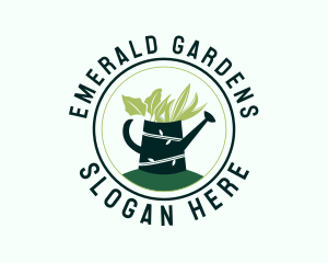 Gardener Plants Sprinkler  logo design