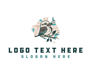 Dingo - Wildlife Kookaburra Bird logo design