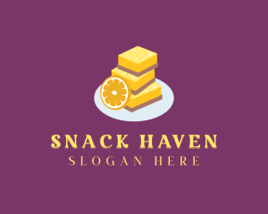 Dessert Lemon Bars logo design