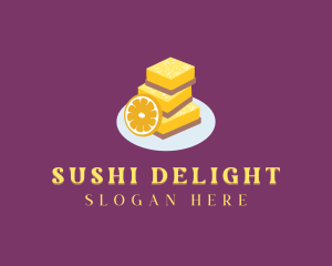 Dessert Lemon Bars logo design