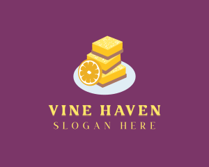 Dessert Lemon Bars logo design