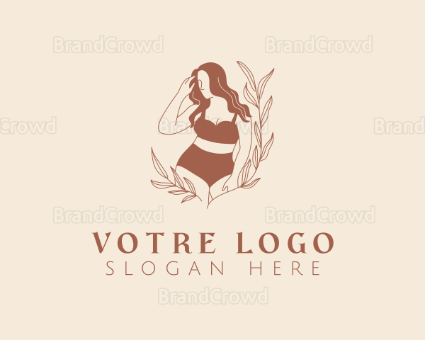 Swimsuit Woman Model Logo