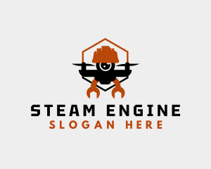 Drone Engineer Mechanical logo design