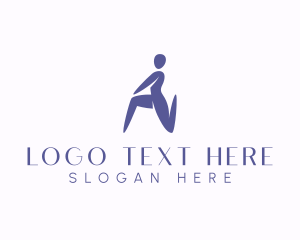 Physiotherapy - Human Yoga Fitness logo design