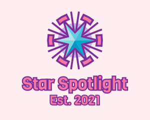 Celestial Star Pattern  logo design