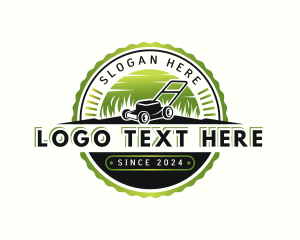 Tool - Landscaping Lawn Mower logo design