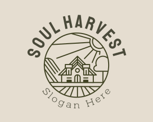 Minimalist Farm House logo design