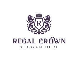 Regal University Lion logo design