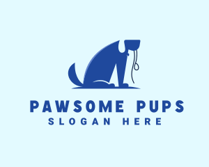 Pet Dog Leash logo design