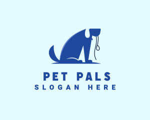 Pet Dog Leash logo design