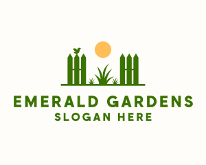 Garden Fence Lawn Care logo design