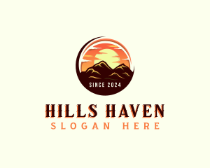 Sunset Mountain Summit logo design