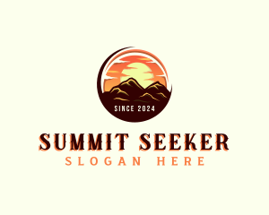 Sunset Mountain Summit logo design