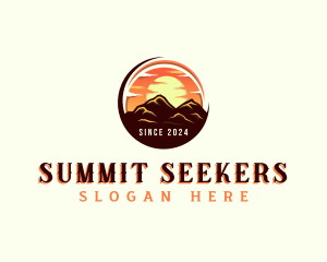 Sunset Mountain Summit logo design