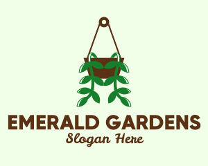 Hanging Indoor Plant  logo design