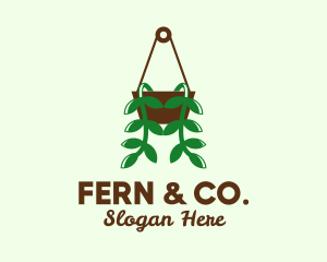 Hanging Indoor Plant  logo design