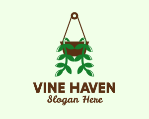 Hanging Indoor Plant  logo design