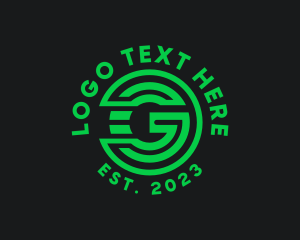 Letter At - Tech Agency Letter G logo design