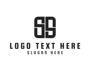 Geometric - Startup Studio Company Letter SS logo design