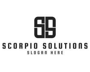 Startup Studio Company Letter SS logo design