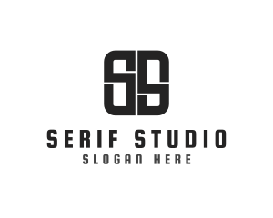 Startup Studio Company Letter SS logo design