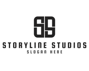 Startup Studio Company Letter SS logo design