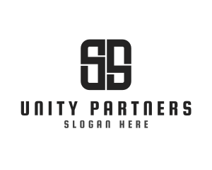 Cooperation - Startup Studio Company Letter SS logo design