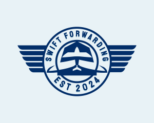 Airplane Wings Aviation logo design