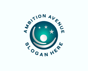 Ambition - Human Star Ambition Career logo design