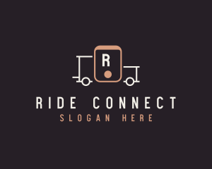 Mobile Delivery Truck Vehicle logo design