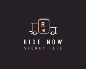 Mobile Delivery Truck Vehicle logo design