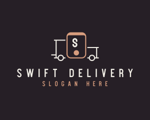 Mobile Delivery Truck Vehicle logo design