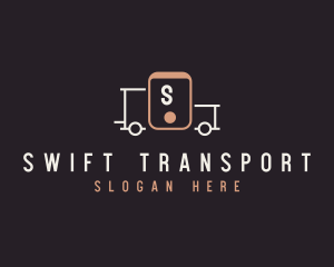 Mobile Delivery Truck Vehicle logo design