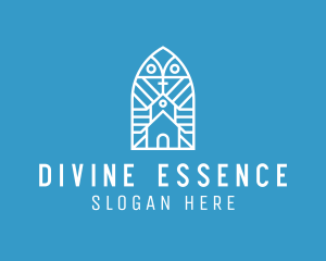Divine - Holy Parish Church logo design