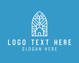 Divine - Holy Parish Church logo design