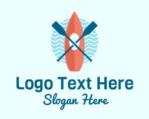 League - Kayaking Canoe Boat logo design