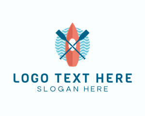 Tournament - Kayaking Canoe Boat logo design