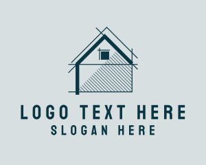 Structural - Realty House Draftsman logo design