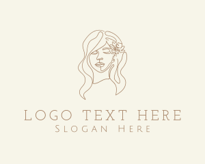 Facial - Pretty Woman Salon logo design