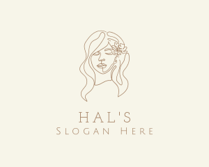 Facial - Pretty Woman Salon logo design